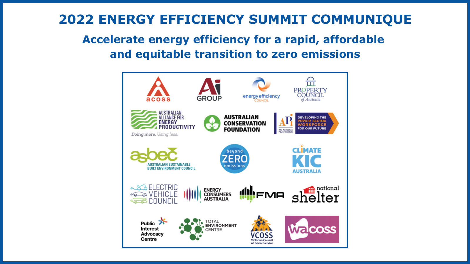 Energy Efficiency Summit